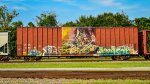 AOK 19078 Box car with Graffiti